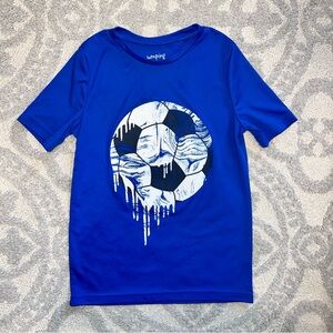 Jumping Beans Royal Blue Drip Soccer Tee
